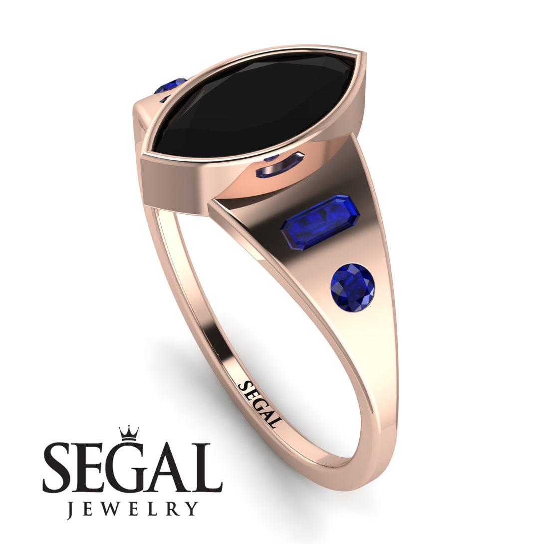 Marquise Bezel Diamond Ring - Juliana No. 68